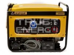 Газовый генератор Kipor KNE5500E с АВР Открытая на раме Kipor KN390G trustenergo.ru